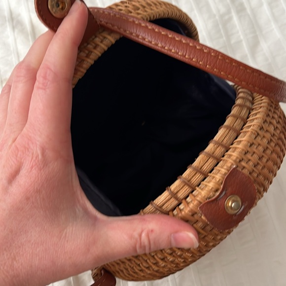 NWOT rattan circle bag - Picture 3 of 5